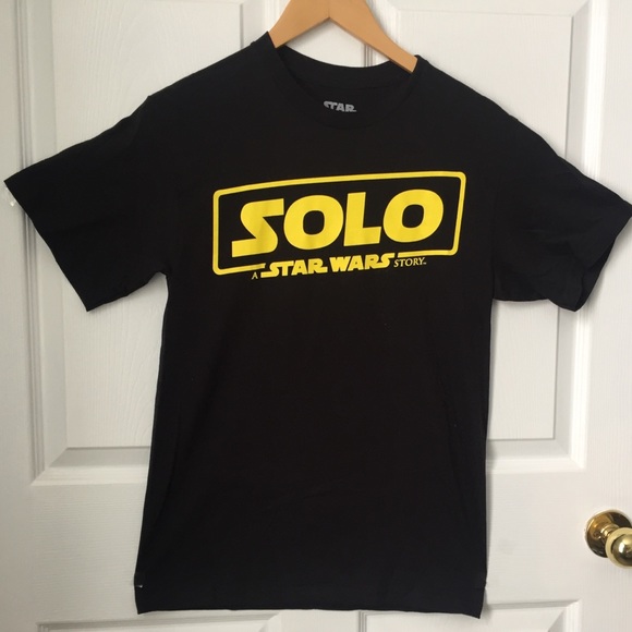 A Solo Star Wars Story Yellow Logo T-shirt, Size S - Picture 2 of 5